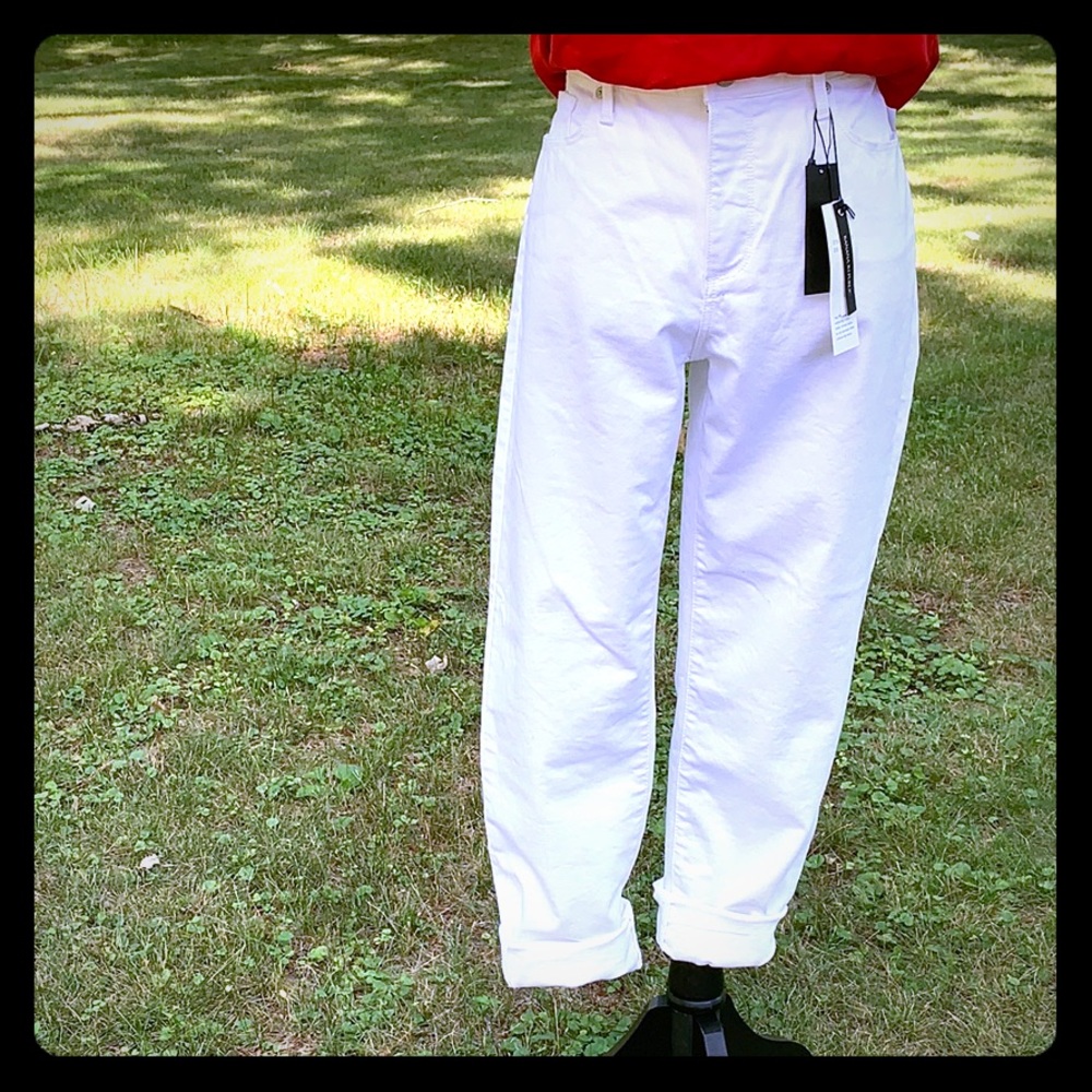 2 FOR $20 NWT Banana Republic Stay White Skinny jeans Sz 32